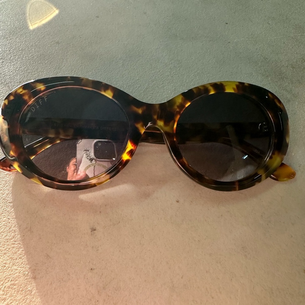 Tortoise Diff Eyewear Sunglasses